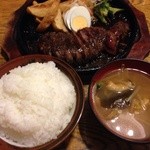 鹿ジビエと手作り定食カイザー - 鹿ステーキハウスセット