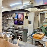 自家製麺 くろ松 - ピカピカの厨房