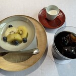 石葉 - 【朝食】水菓子＆アイスコーヒー