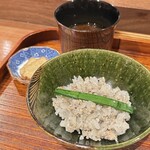 薪鳥新神戸 - 土鍋そぼろご飯