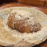 薪鳥新神戸 - 薪焼きマッシュルーム