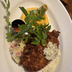 GREEN HOUSE by MERCER BRUNCH - バターミルクフライドチキンとスクランブルエッグ