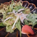 いろり焼　玉の屋 - シラスサラダは食べた始めて写真撮り忘れたの思いだしました