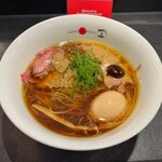 Japanese Soba Noodles 蔦 - 醤油SOBA(2000円)＋おいしい味玉(200円)