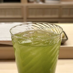 鮨 陸 - 冷たい緑茶