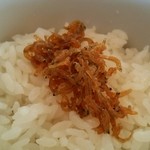 Toufu Ryouri To Ginjou Seiromushi Hakkakuan - 鴨川御膳の一品  ジャコご飯