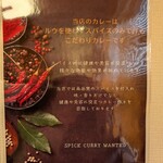 SPICE CURRY WANTED - 