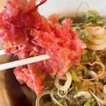 一〇そば - 紅生姜天