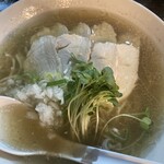 ラーメン・豚足 太吉 - 昆布の極880円  全粒粉麺変更+20円                               ﾁｬｰｼｭｰ200円  オニオン100円