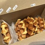 ミスターワッフル - 料理写真:2025/5/18 テイクアウトで利用。料理の様子。