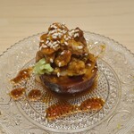 鮨 一幸 - 子持ちヤリイカの雲丹詰め