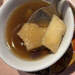 中国料理 旬輝 - フカヒレと海鼠のスープ