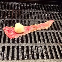 但馬屋 心斎橋 - 焼き方が難しいみぞれ焼