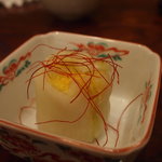 千利庵 - 白菜の漬物