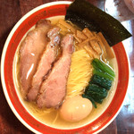 麺処 懐や - 特製ラーメンの塩 細麺 850円※ねぎ抜き