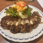 マルシェ - B定食ミンチカツのノワゼット定食