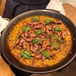 蘖 - 9.  Paella  富山　蛍烏賊
