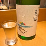 鮨 うみから - ゆる〜いねこラベル。味もほんわかしてます。