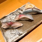 鮨 うみから - 鯖と小肌。美味しすぎる
