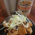 麺屋 寛 - おつまみメンマと缶ビール