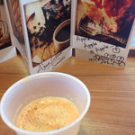 スターバックス・コーヒー - 素敵なリーフレットと共に、秋の新商品を試飲させてもらいました。