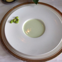 現代仏蘭西料理 朔詩舎 - 枝豆のスープ
