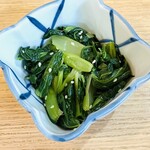 立呑み 晩杯屋 - 小松菜ナムル