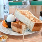アートプレイス スナバコーヒー - モーニングのすなば珈琲トーストセット