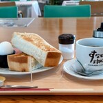 アートプレイス スナバコーヒー - モーニングのすなば珈琲トーストセット