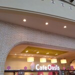 カフェオアシス - 店頭上部 看板 Cafe Oasis