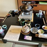 花筏 - 客室の一部でゆったりランチ