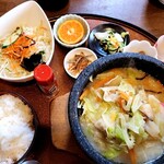 てきさす - ちゃんぽんスパ定食