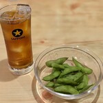 のぶ味 - ウーロン茶