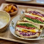 Kotodama - 料理写真:BLTサンドセット