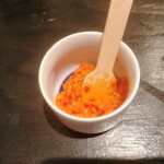 鴨蕎麦 流水庵 - 薬味(ゆずこしょう)