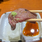 焼肉 隼 - くどさを感じない脂身とワサビがお口の中でトロけます♡(*´-`)しあわせ♡