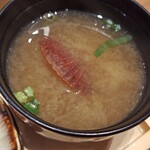 北の炙り　あかり屋 - ミニホタテ貝のみそ汁