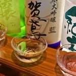 酒菜酒房　海彦 - 日本酒利き酒セット　内容は日替わりです。