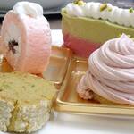 オアシス - イチゴとバジルのモンブラン、とても美味しかったです。