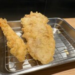 天麩羅処ひらお - お好み（海老、豚）