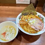 一条流中華そば 智颯 - 「濃厚あさりスープのつけラー」を「中華(醤油)」で