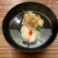 料理屋まえかわ - アイナメと玉子豆腐のお椀