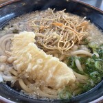 大介うどん - 料理写真:うどん：３玉　・   イカ天   ・  ごぼうのかき揚げ①