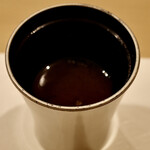 鮨 やすみつ - 布海苔の赤出汁