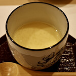 鮨 やすみつ - 生姜の茶碗蒸し