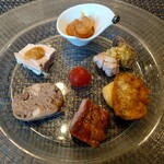 ウチダ テイ - 前菜盛り合わせ、全て美味しい