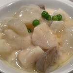 中国料理 四川 - ホタテとカブのミルク煮