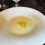 da TAKASHIMA - 新玉ねぎの冷製スープ　すごくいい