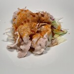 中国料理 四川 - 豚肉のボイルガーリックソース