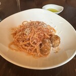 da TAKASHIMA - ミートボールのトマトパスタ